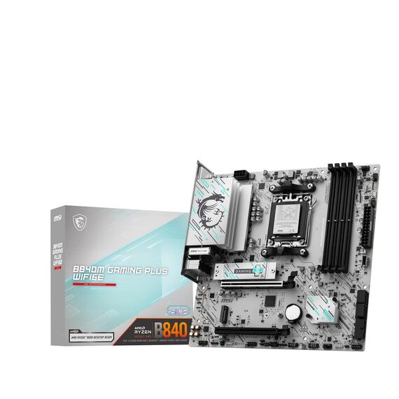 MSI B840M GAMING PLUS WIFI6E motherboard AMD B840 Socket AM5 micro ATX - Motherboards - Laptops & PC Builds - Techbox