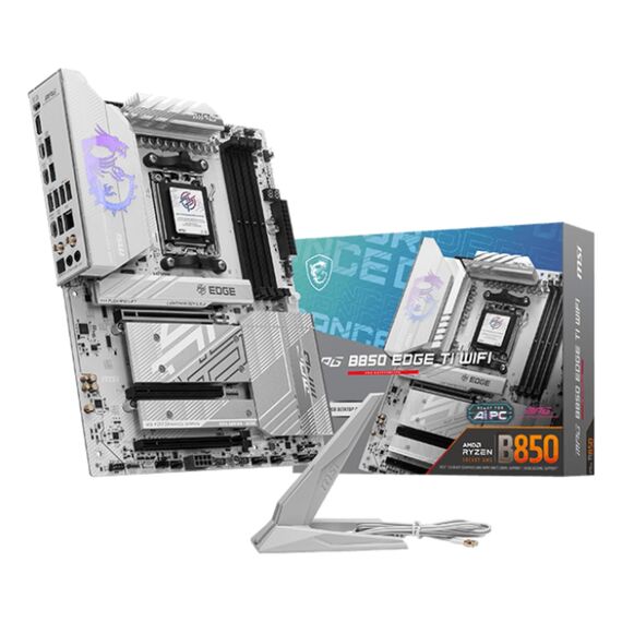 MSI MPG B850 EDGE TI WIFI motherboard AMD B850 Socket AM5 ATX - Motherboards - Laptops & PC Builds - Techbox