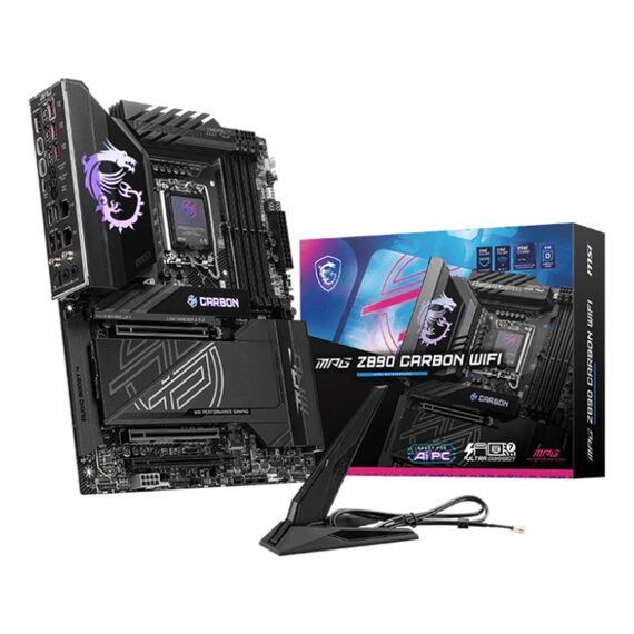 MSI MPG Z890 CARBON WIFI motherboard Intel Z890 LGA 1851 (Socket V1) ATX | Techbox