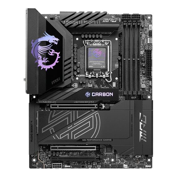 MSI MPG Z890 CARBON WIFI motherboard Intel Z890 LGA 1851 (Socket V1) ATX | Techbox