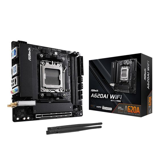 Asrock A620AI WiFi AMD A620A Socket AM5 mini ITX | Techbox