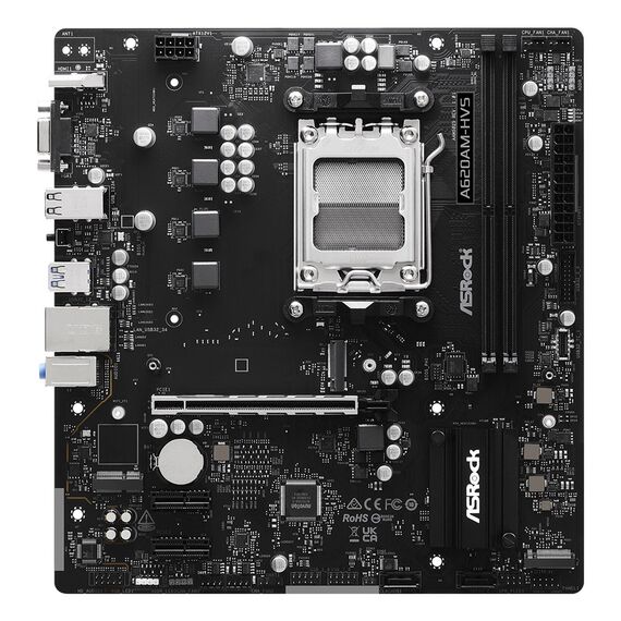 Asrock A620AM-HVS AMD A620A Socket AM5 micro ATX - Motherboards - Laptops & PC Builds - Techbox