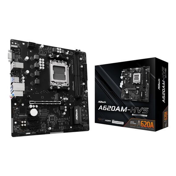 Asrock A620AM-HVS AMD A620A Socket AM5 micro ATX - Motherboards - Laptops & PC Builds - Techbox
