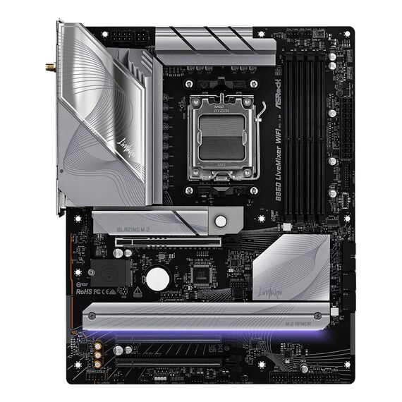 Asrock B850 LiveMixer WiFi AMD B850 Socket AM5 ATX | Techbox