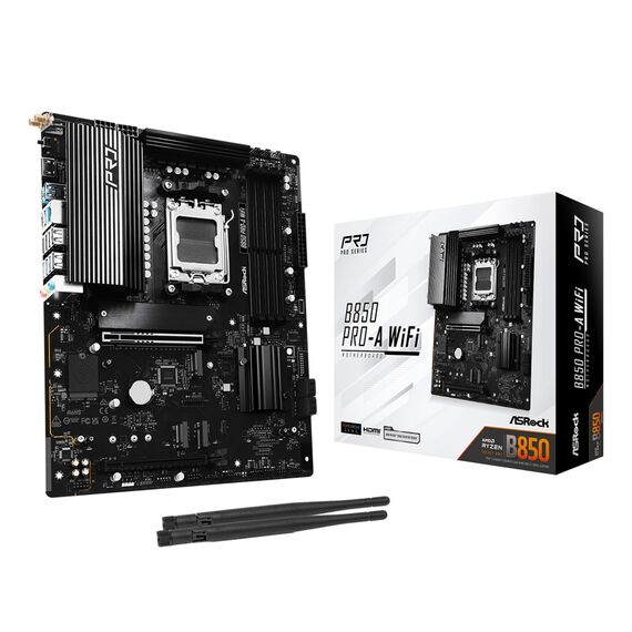 Asrock B850 Pro-A WiFi AMD B850 Socket AM5 ATX | Techbox