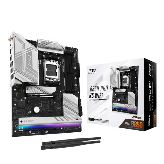 Asrock B850 Pro RS WiFi AMD B850 Socket AM5 ATX | Techbox
