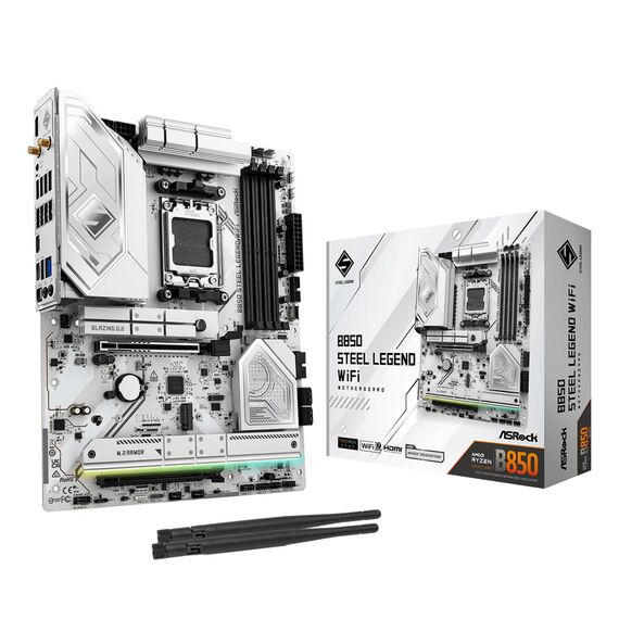 Asrock B850 Steel Legend WiFi AMD B850 Socket AM5 ATX | Techbox