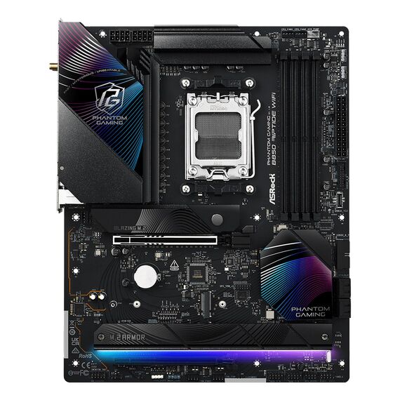 Asrock Phantom Gaming B850 Riptide WiFi AMD B850 Socket AM5 ATX | Techbox