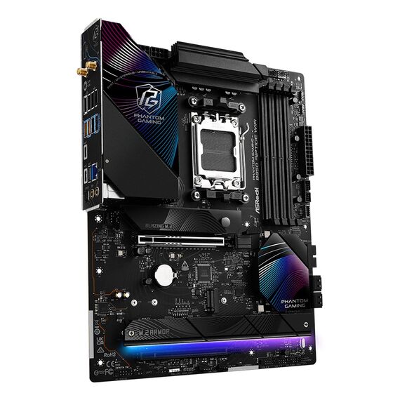 Asrock Phantom Gaming B850 Riptide WiFi AMD B850 Socket AM5 ATX | Techbox