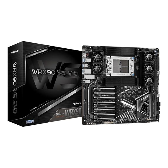 Asrock WRX90 WS EVO motherboard AMD WRX90 Socket sTR5 EEB - Motherboards - Laptops & PC Builds - Techbox