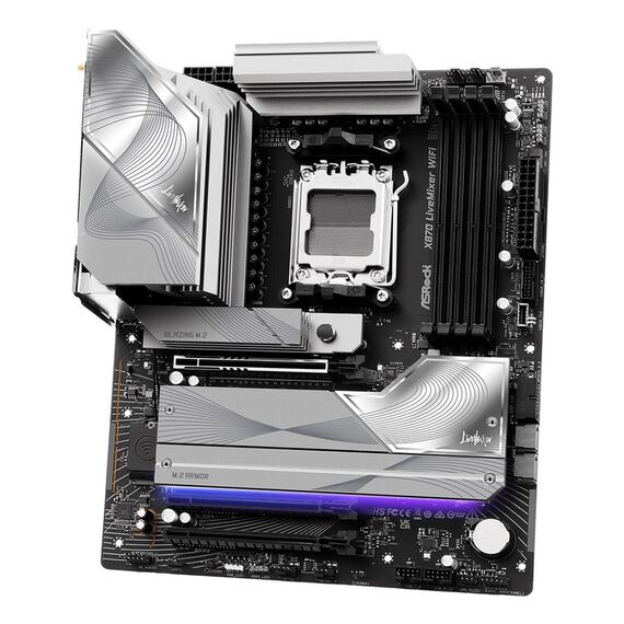 Asrock X870 LiveMixer WiFi AMD X870 Socket AM5 ATX | Techbox