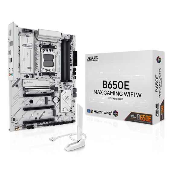 ASUS B650E MAX GAMING WIFI W AMD B650 Socket AM5 ATX - Motherboards - Laptops & PC Builds - Techbox