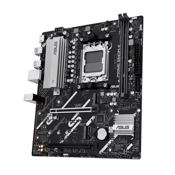 ASUS PRIME B840M-K AMD B840 Socket AM5 micro ATX - Motherboards - Laptops & PC Builds - Techbox