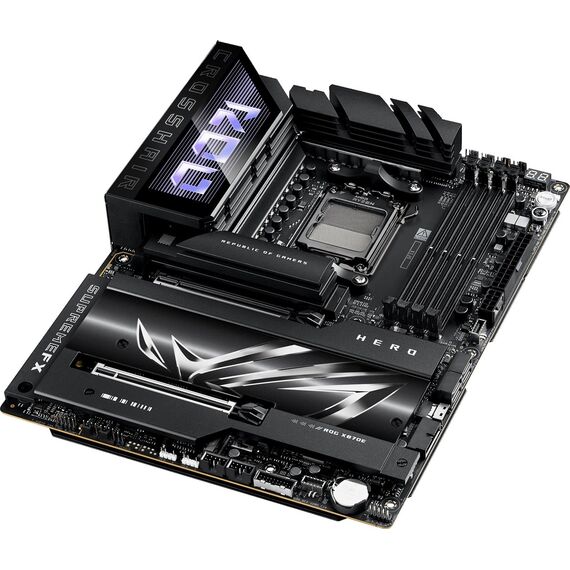 ASUS ROG CROSSHAIR X870E HERO AMD X870E Socket AM5 ATX - Motherboards - Laptops & PC Builds - Techbox