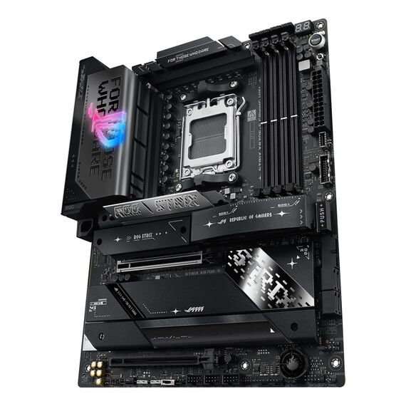 ASUS ROG STRIX X870E-E GAMING WIFI AMD X870E Socket AM5 ATX - Motherboards - Laptops & PC Builds - Techbox