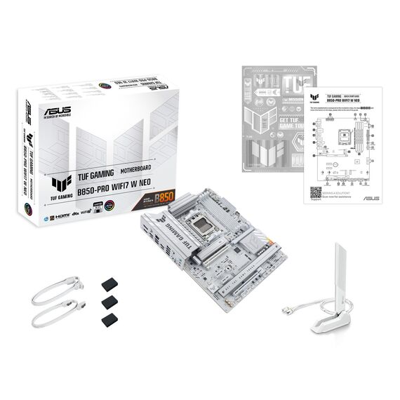 ASUS TUF GAMING B850-PRO WIFI7 W NEO AMD B850 Socket AM5 ATX - Motherboards - Laptops & PC Builds - Techbox