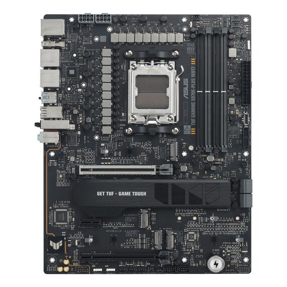 ASUS TUF GAMING X870E-PLUS WIFI7 AMD X870E Socket AM5 ATX - Motherboards - Laptops & PC Builds - Techbox