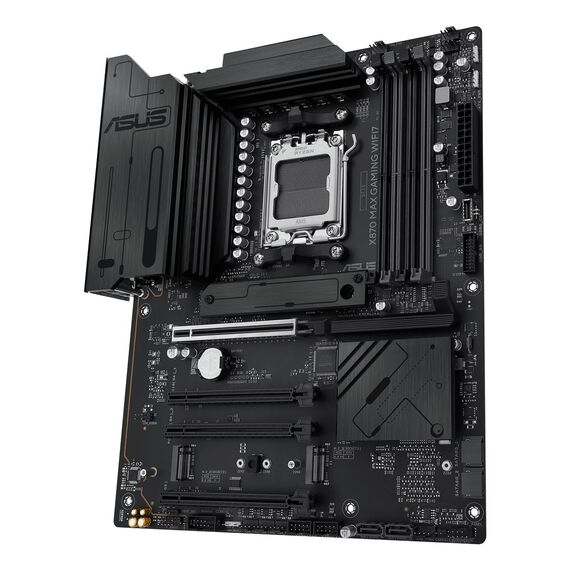 ASUS X870 MAX GAMING WIFI7 AMD X870 Socket AM5 ATX - Motherboards - Laptops & PC Builds - Techbox