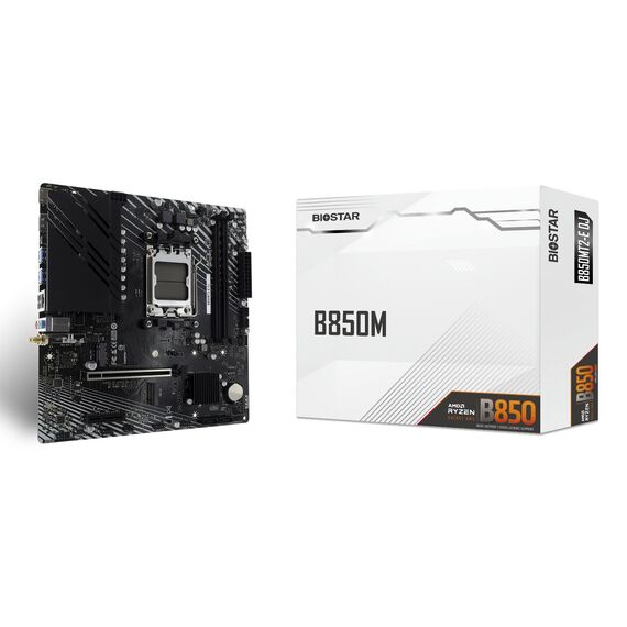 Biostar B850MT2-E DJ motherboard AMD B850 Socket AM5 micro ATX | Techbox