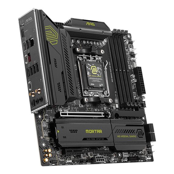 MSI MAG B850M MORTAR WIFI motherboard AMD B850 Socket AM5 micro ATX - Motherboards - Laptops & PC Builds - Techbox