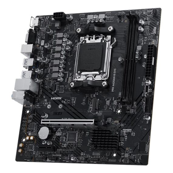 MSI PRO A620AM-B EVO motherboard AMD A620A Socket AM5 ATX | Techbox