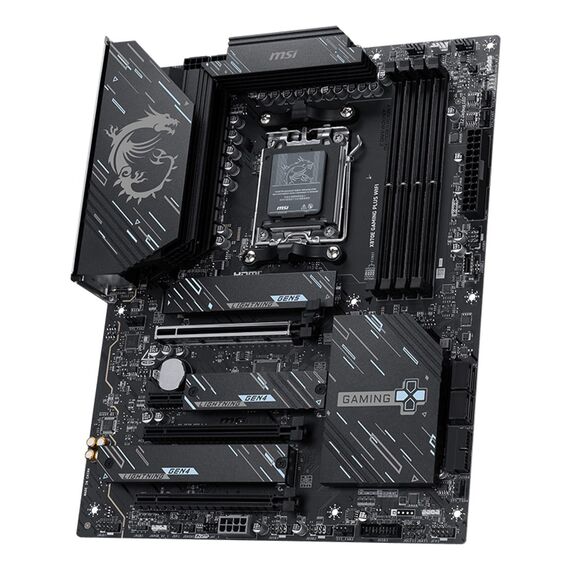 MSI X870E GAMING PLUS WIFI motherboard AMD X870E Socket AM5 ATX - Motherboards - Laptops & PC Builds - Techbox
