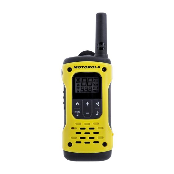 MOTOROLA RADIOTELEFON T92 H2O walkie-talkie 16 channels 2 pc(s) Black, yellow - Camping - Hobbies - Techbox