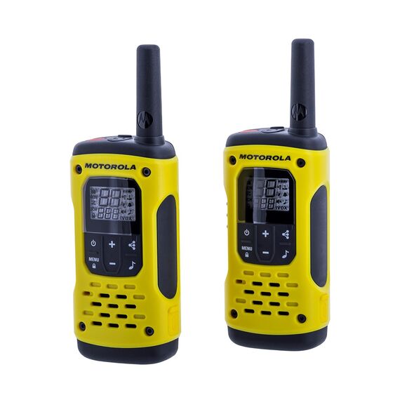 MOTOROLA RADIOTELEFON T92 H2O walkie-talkie 16 channels 2 pc(s) Black, yellow - Camping - Hobbies - Techbox
