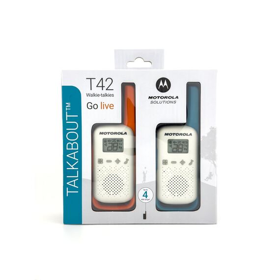 MOTOROLA T42 GUMMY RADIO 2-pack - Camping - Hobbies - Techbox