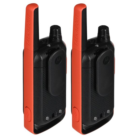 Motorola T82 Twin Pack two-way radio 16 channels Black,Orange | Techbox