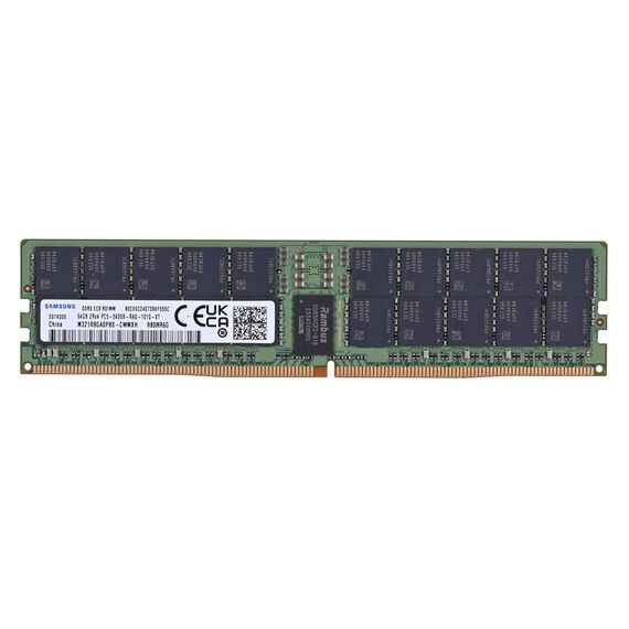 Samsung M321R8GA0PB0-CWM memory module 64 GB 1 x 64 GB DDR5 5600 MHz ECC - DIMM (Desktop) - RAM - Techbox