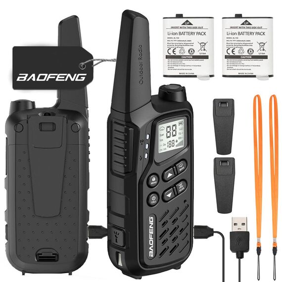 Walkie-Talkie Baofeng BF-T25E Black | Techbox