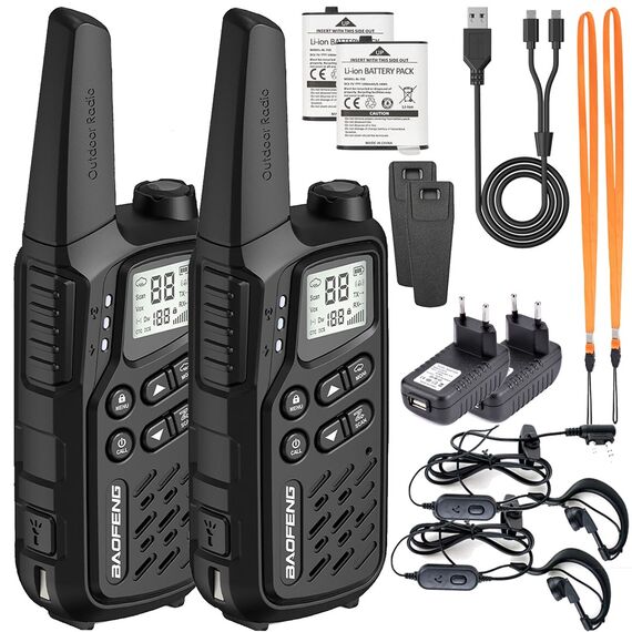 Walkie-Talkie Baofeng BF-T25E Black | Techbox