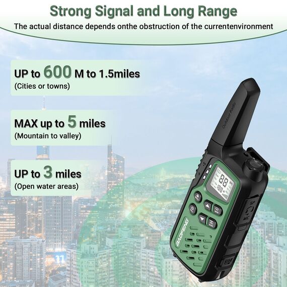 Walkie-Talkie Baofeng BF-T25E Green | Techbox