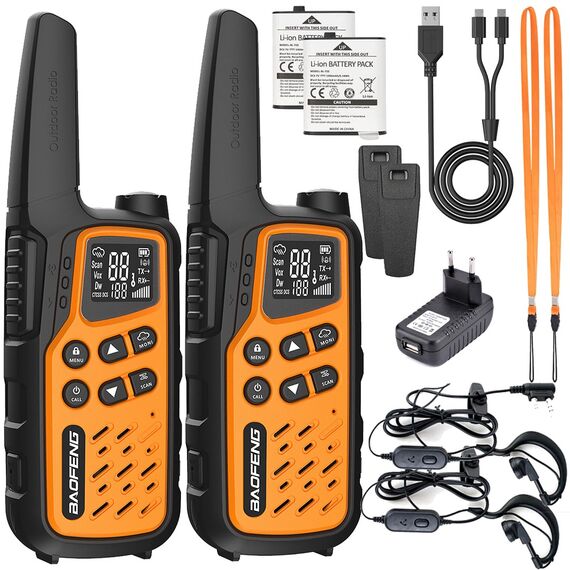 Walkie-Talkie Baofeng BF-T25E Orange | Techbox
