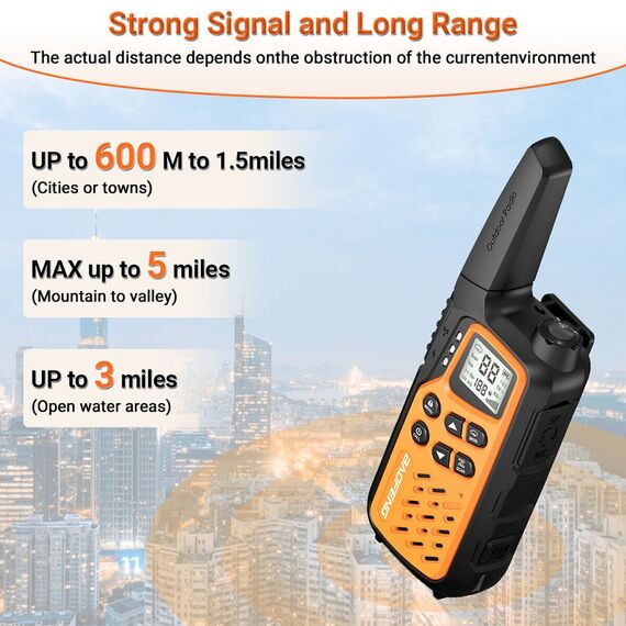 Walkie-Talkie Baofeng BF-T25E Orange | Techbox