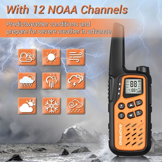 Walkie-Talkie Baofeng BF-T25E Orange | Techbox
