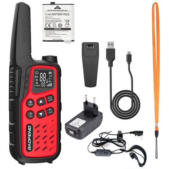 Walkie-Talkie Baofeng BF-T25E Red | Techbox