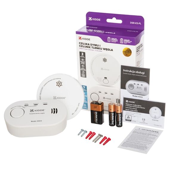 Carbon monoxide detector K5CO + smoke detector 2030-DSR3 KIDDE - Detectors - Security - Techbox