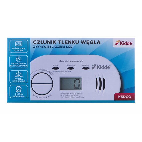 K5DCO KIDDE CARBON MONOXIDE AND CARBON MONOXIDE DETECTOR - Detectors - Security - Techbox