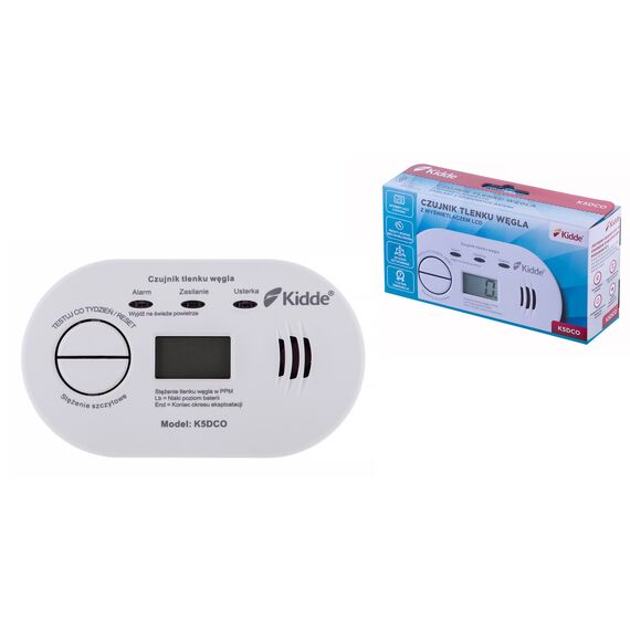 K5DCO KIDDE CARBON MONOXIDE AND CARBON MONOXIDE DETECTOR - Detectors - Security - Techbox