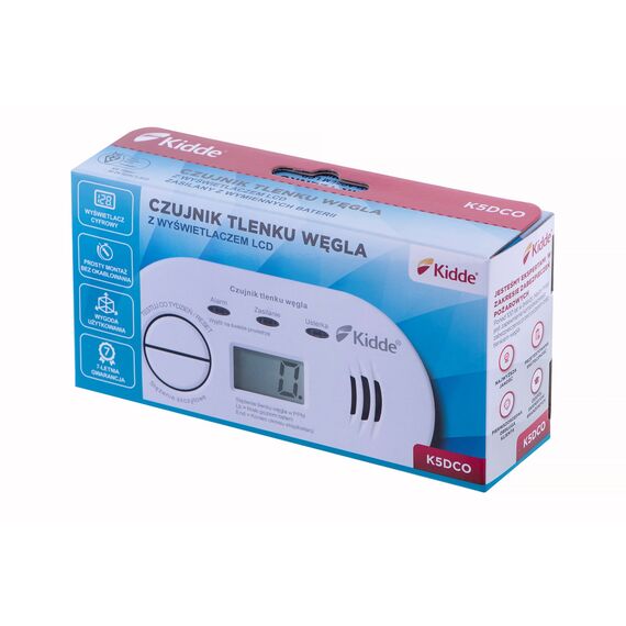 K5DCO KIDDE CARBON MONOXIDE AND CARBON MONOXIDE DETECTOR - Detectors - Security - Techbox