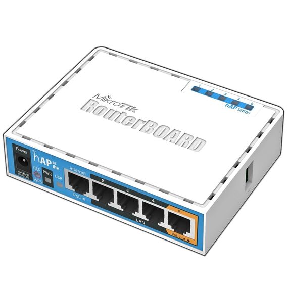 Mikrotik HAP ac lite 733 Mbit/s White Power over Ethernet (PoE) | Techbox