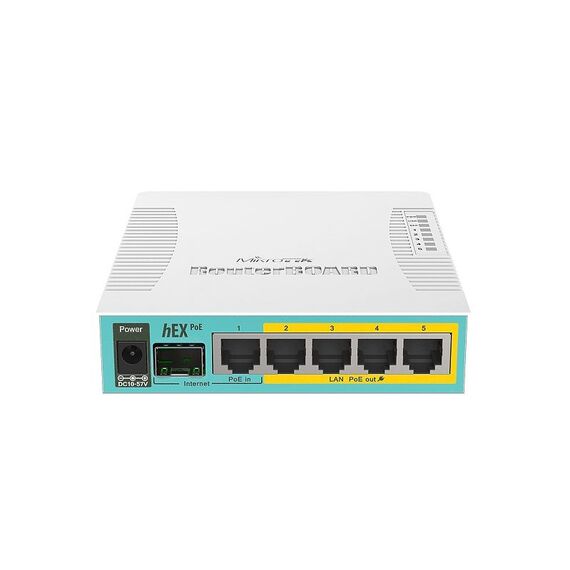 Mikrotik hEX PoE wired router White | Techbox