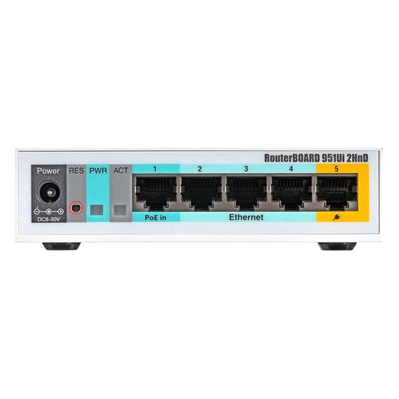 Mikrotik RB951Ui-2HnD White Power over Ethernet (PoE) - Modem & Routers - Network Devices - Techbox