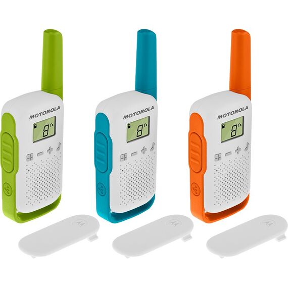 Motorola T42 two-way radio 16 channels Blue, Green, Orange, White | Techbox