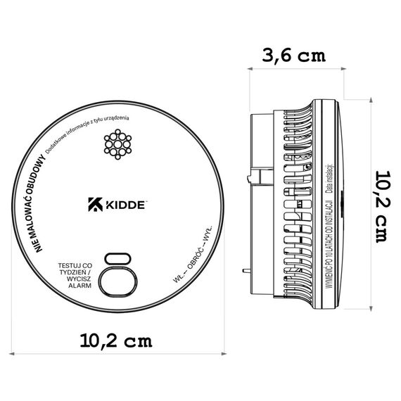 Smoke detector 2030-DSR3 KIDDE - Detectors - Security - Techbox