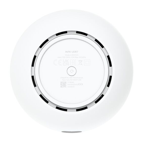 Ubiquiti Dream 7 wireless router 2.5 Gigabit Ethernet Tri-band (2.4 GHz / 5 GHz / 6 GHz) White | Techbox