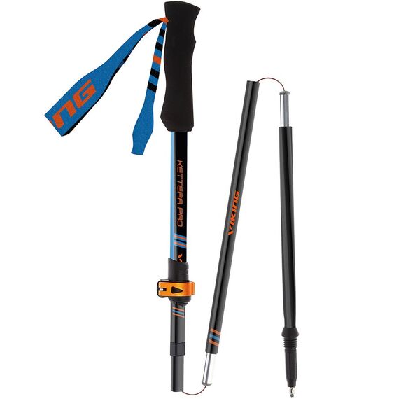 VIKING KETTERA PRO TREKKING POLES BLACK/BLUE | Techbox