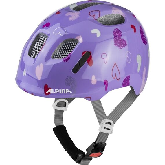 ALPINA XIMO 2 PURPLE HEARTS GLOSS Bike Helmet, Size 49-54 - Bicycle - Sports & Fitness - Techbox